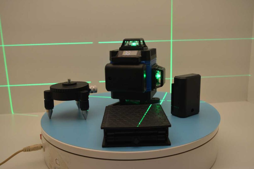 Hot CONTINE doua baterii litiu  Noutate Nivela Laser Green 16 lini 4D set complet  Superoferta Nivelă laser kkamoon 16 lini 4D fascicul Laser verde  N