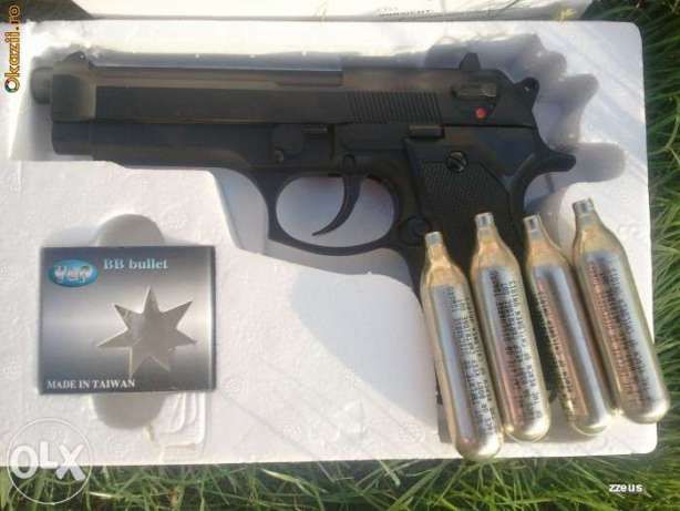 Pistol FF. PUTERNIC Co2(Semi Metal)+BONUSbile Airsoft cu Aer Comprimat