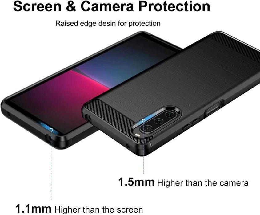 Kалъф кейс гръб Carbon за Sony Xperia Sony Xperia 1 5 10 II III IV V