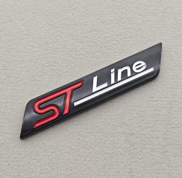 Emblema ST line Embleme FORD Accesorii Stema Sticker Ornament Sigla Embleme aripi ST Embleme laterale ST line