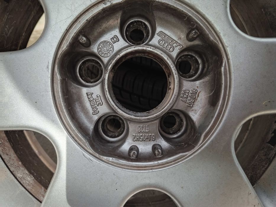 Лети джанти 15цола 5х100 за Audi ,Vw,Seat Гуми 195/65/15