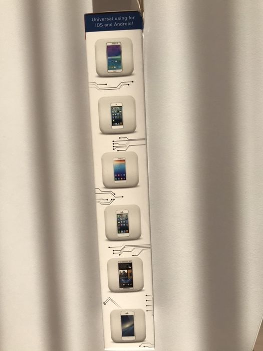 Selfie Stick alb cu negru