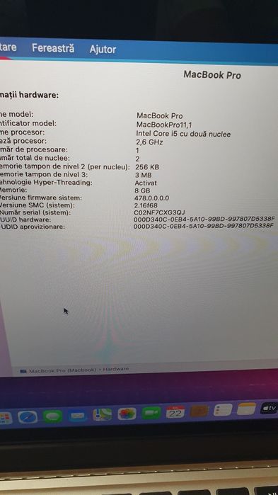 Macbook pro a1502 retina display,  i5, ssd, 128 gb