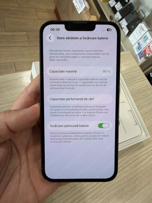 Telefon iphone 14 128gb black, garantie