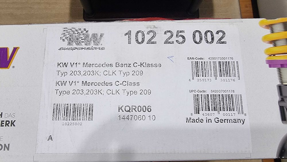 Mercedes C-class W203 S203 KW V1 AMG