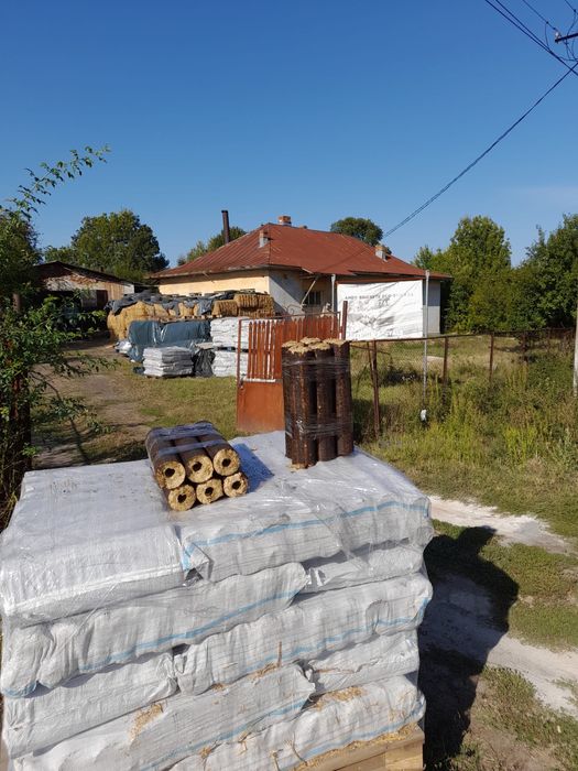 Brichete foc (paie,rapita) oferim transport