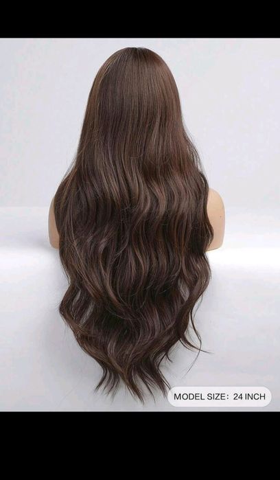 кафяви перуки 60см и екстеншъни