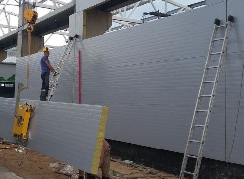 сэндвич панели, саморезы, нашельники, доборные элементы