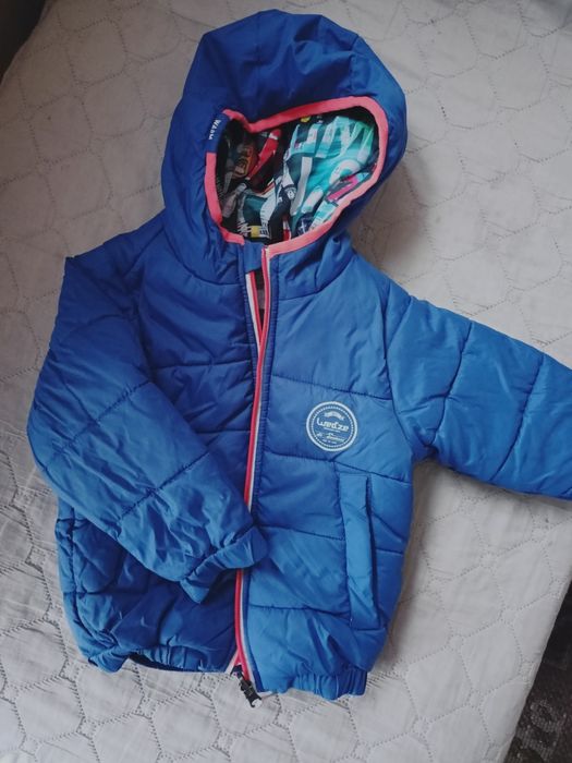 Детско двулицево яке Декатлон