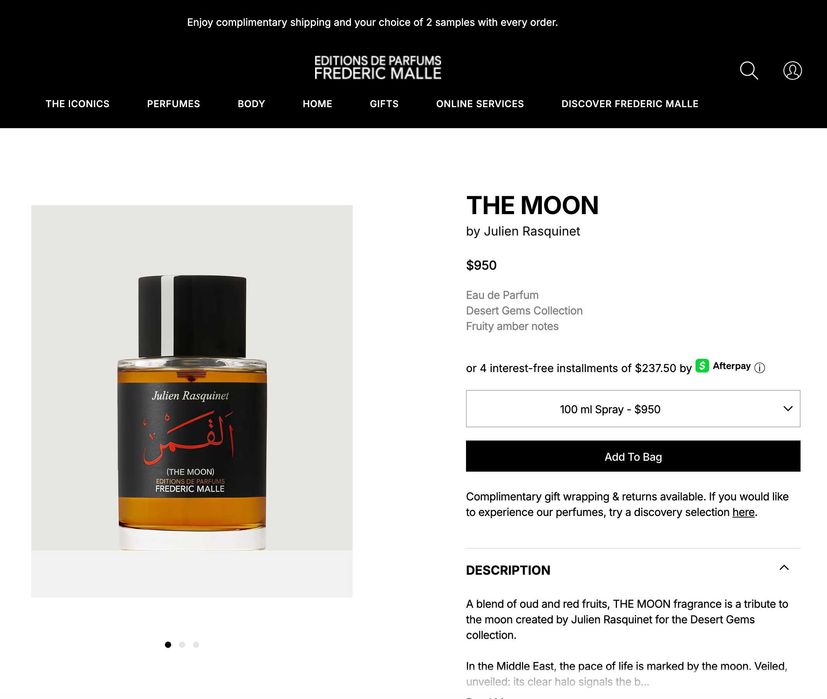 Frederic Malle The Moon Original ~50ml