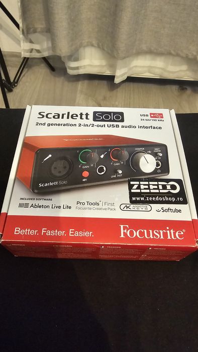 Interfata audio Focusrite 2nd gen Solo