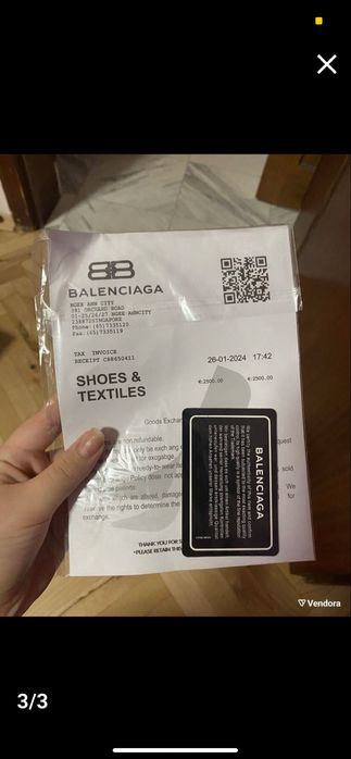 Balenciaga track 39 номер
