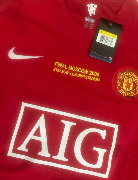 2008 Manchester United Home Shirt Moscow Final Ronaldo 7