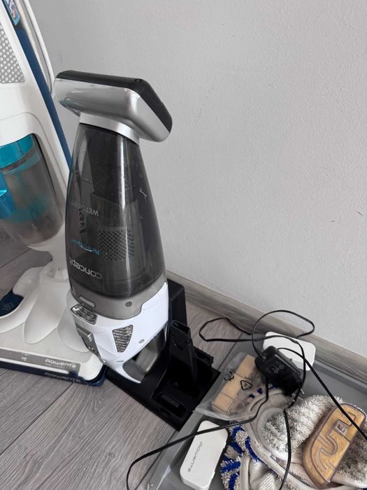 Aspirator vertical cu abur ROWENTA RY7777WH cadou Concept VP437