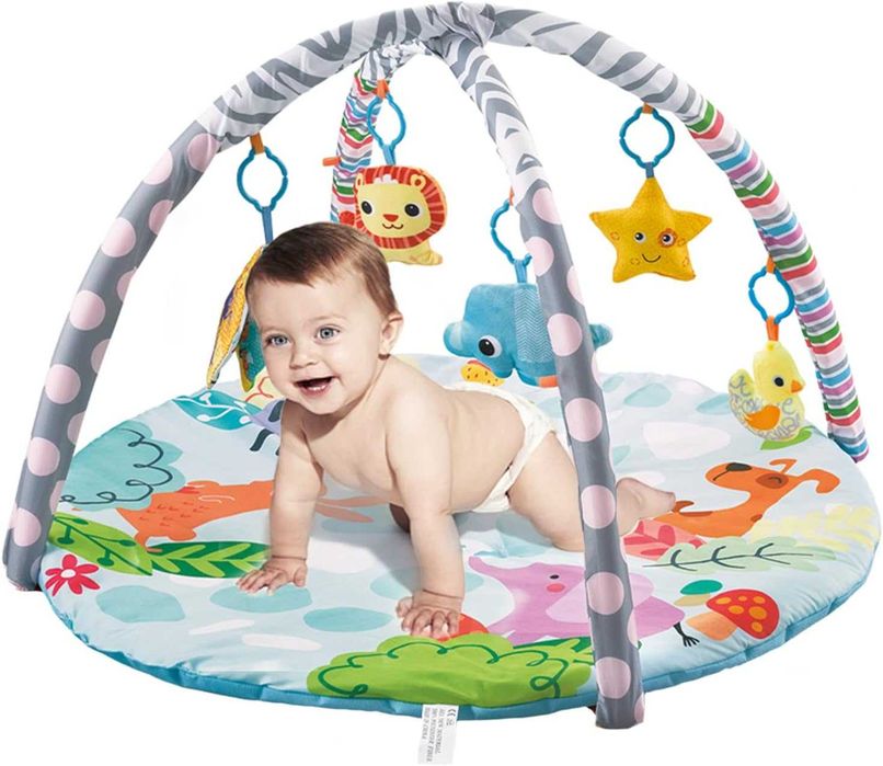 WALLE Бебешка подложка за игра, 5 висящи звукови играчки