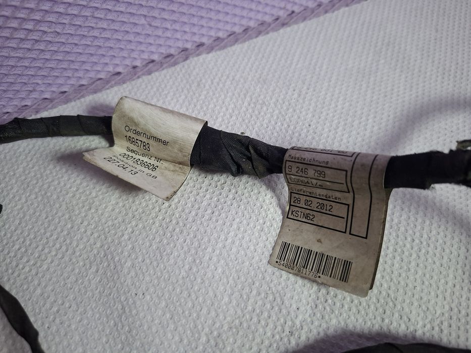 Cablaj Instalatie Senzori Parcare PDC Bara Fata BMW Seria 5 F10 F11 OEM 9246831