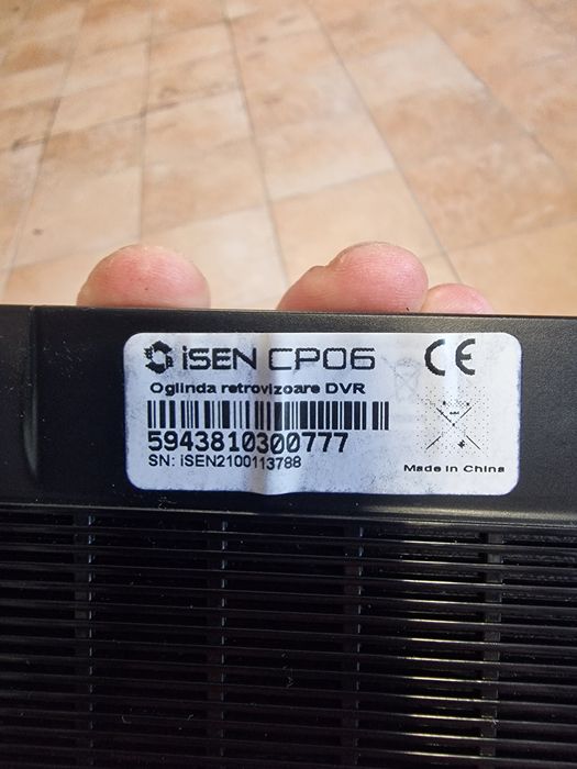 Oglinda carplay iSEN CP06 DVR, 2K,