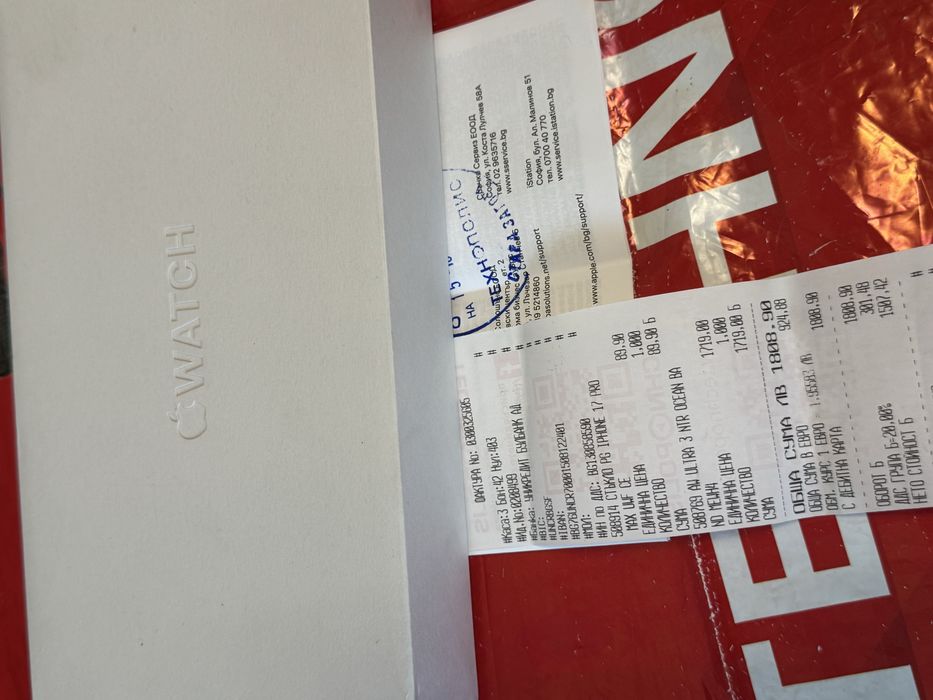 КАТО НОВ 49mm Apple watch Ultra 3 Technopolis Гаранция 2027 Blue