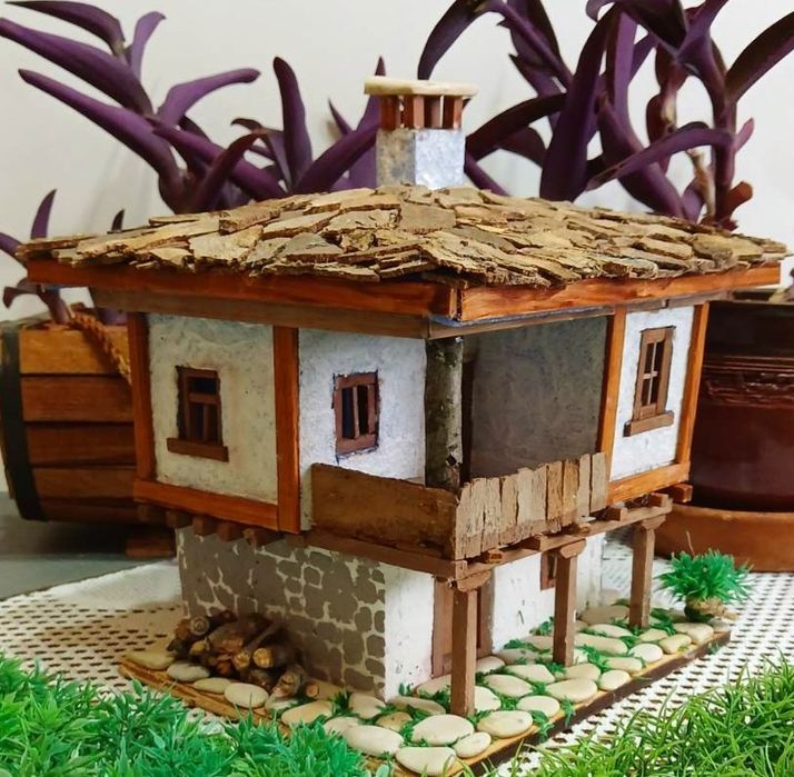 Макет на етно къща