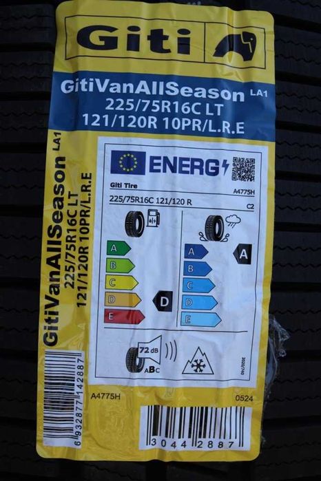 Anvelope noi 225/75R16C GITI, All Season, DOT 2025