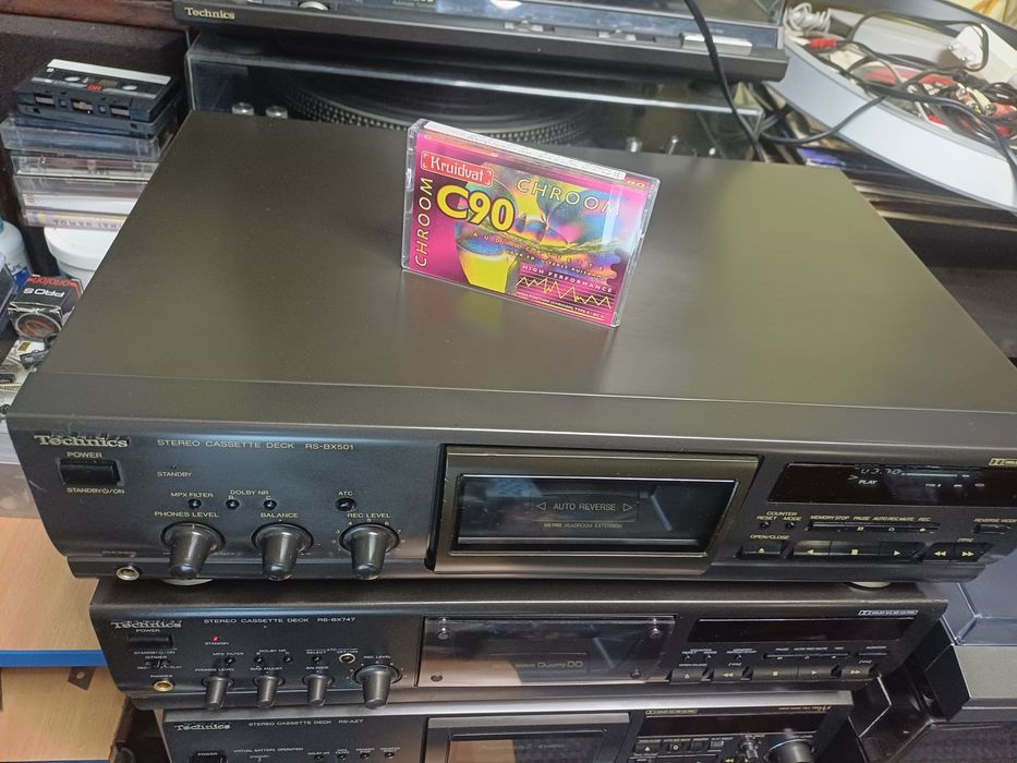 Technics rs bx501  deck caseta  autoreverse  oldschool japan