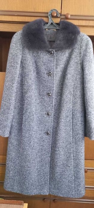 Пальто зимнее шерстяное