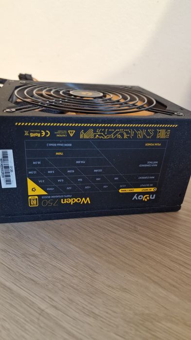 Sursă 750w njoy 80+ gold