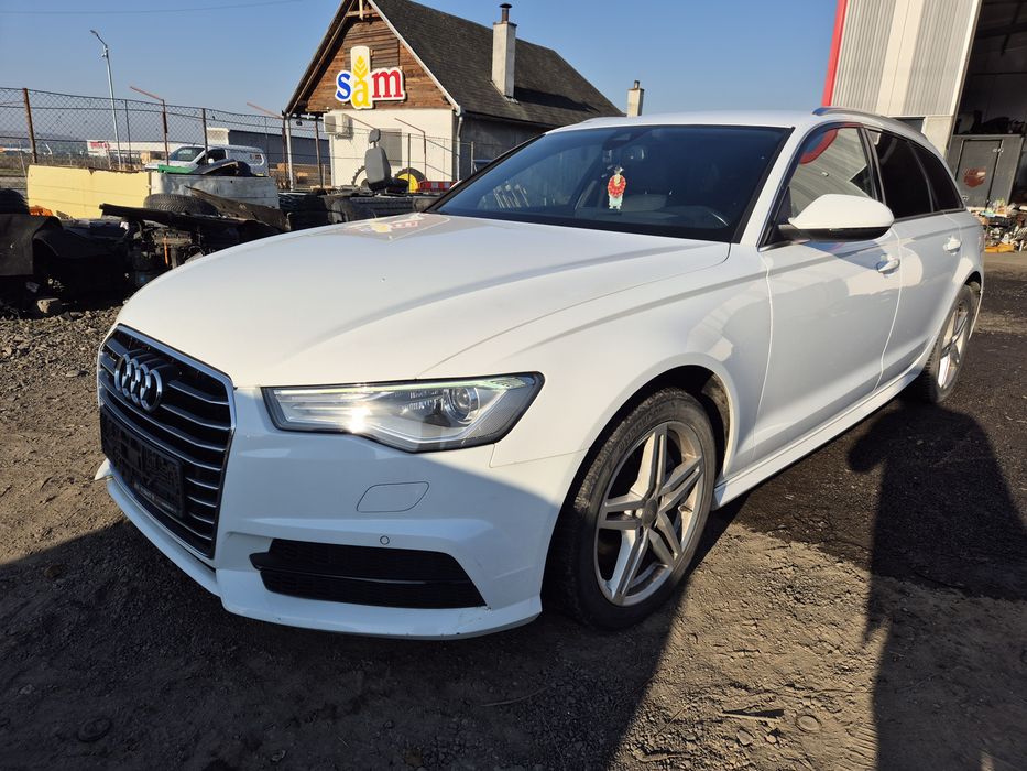 Oglinda stanga exterioara a6 C7 4G facelift an 2017 culoare alb compatibila pt modele compatibila pt modele 2011-2018