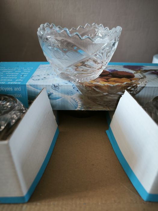 Набор вазочек стекло.