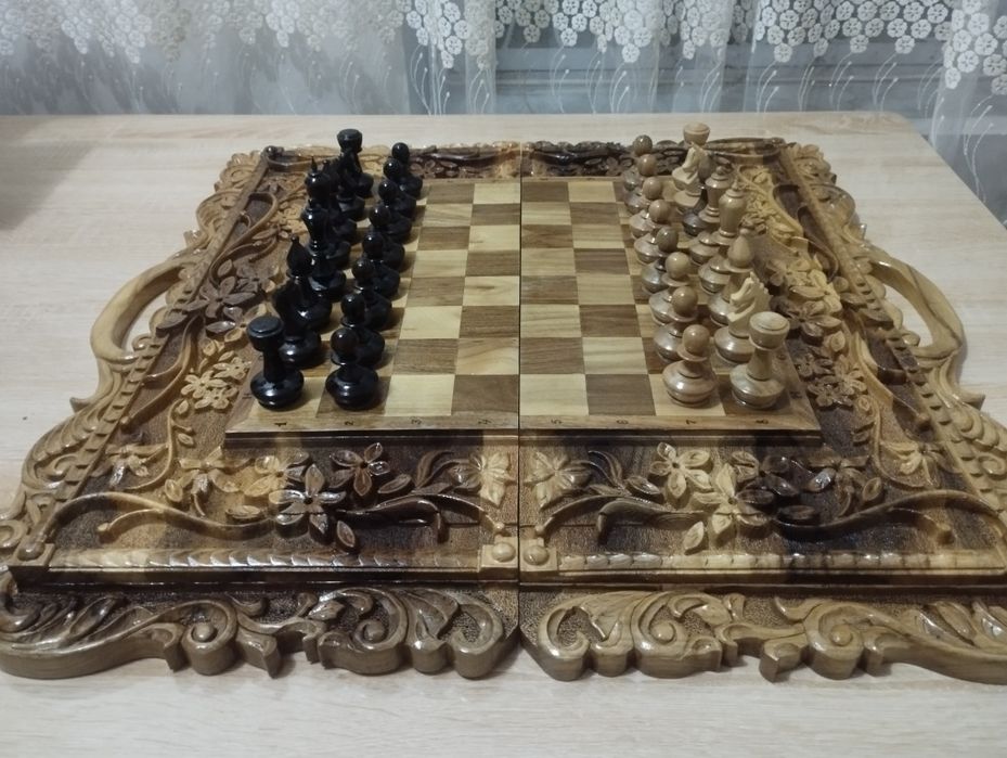 Нарда, шахмат ва шашка сотилади.