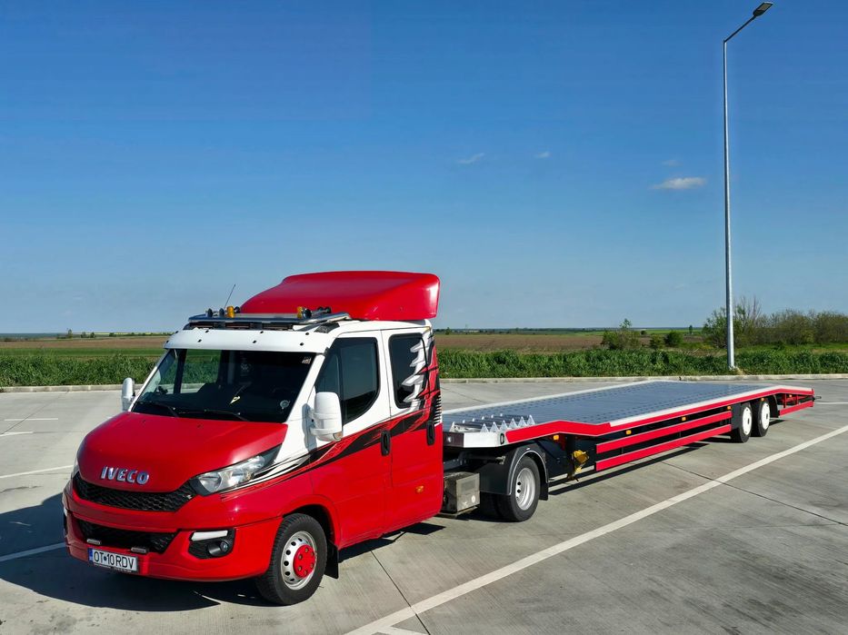Iveco DAILY Mini Tir Cap Tractor 3.5T - 12Tone in Ansamblu Semiremorca 8 Tone Konar Veldhuizen NPS