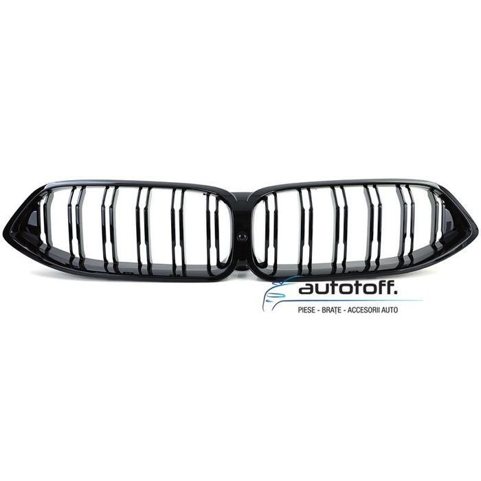Grila dubla G14 G15 G16 Seria 8 compatibila cu BMW (2018+) M Negru lucios