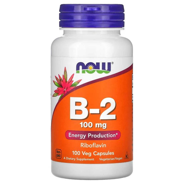 витамин B-2, 100 мг,  vitamin B2, витамин Б2, витамин Б-2. рибофлавин