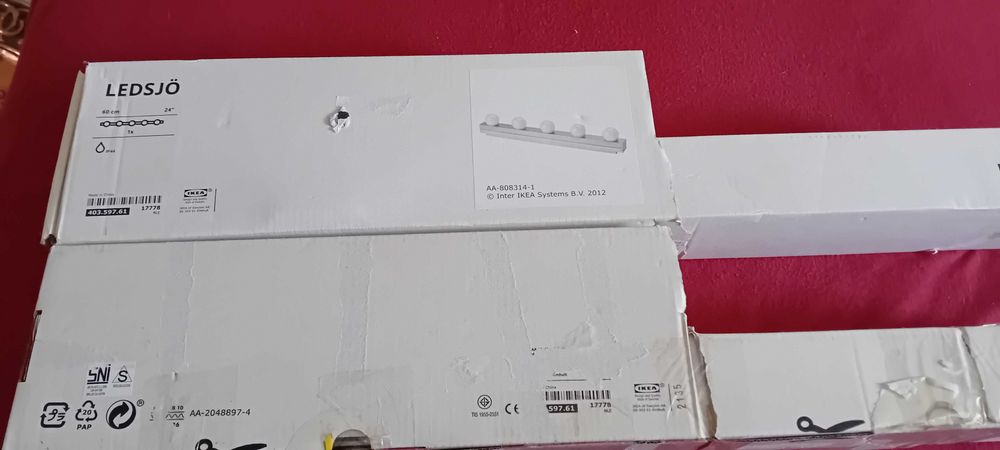 Set 2 lampi ikea Ledsjo