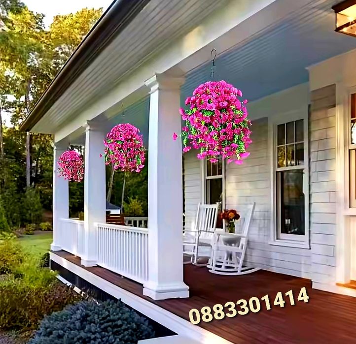 Временно намаление! Соларно осветление Петунии висящи LED лампи