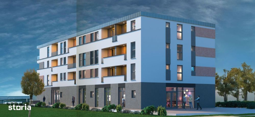 Apartament cu 1 camera Bloc nou | Etaj 1 44 mp utili Compartimentare e — fotografia 1