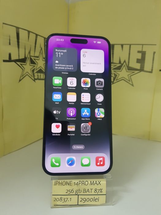 Iphone 14 pro max(m1) staramanet