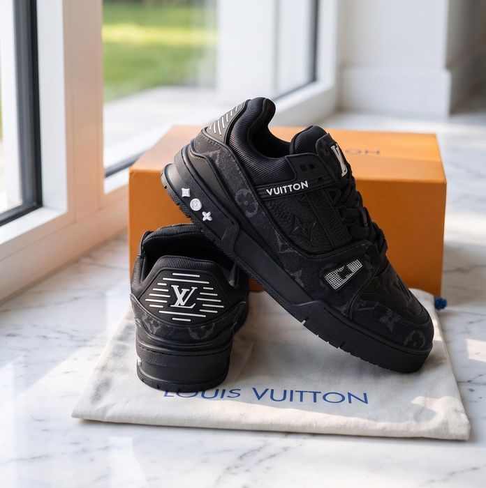 Adidasi LV Trainer Negru Full Black - Full Box
