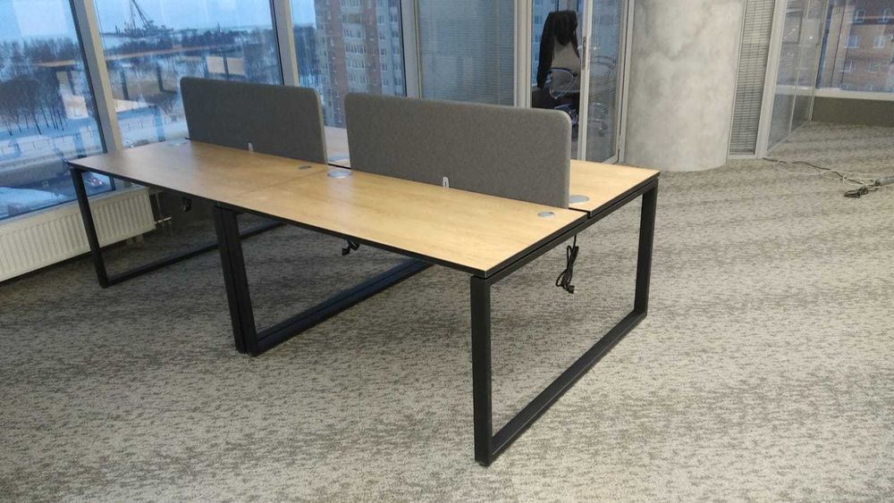 Офисная мебель Бенч стол по Каталогу и НА ЗАКАЗ 3Д-дизайн в ПОДАРОК