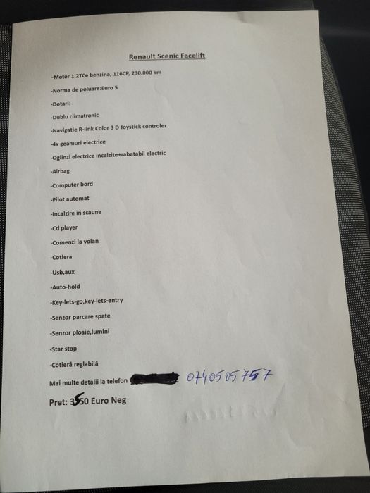 Renault scenic facerlift 2014