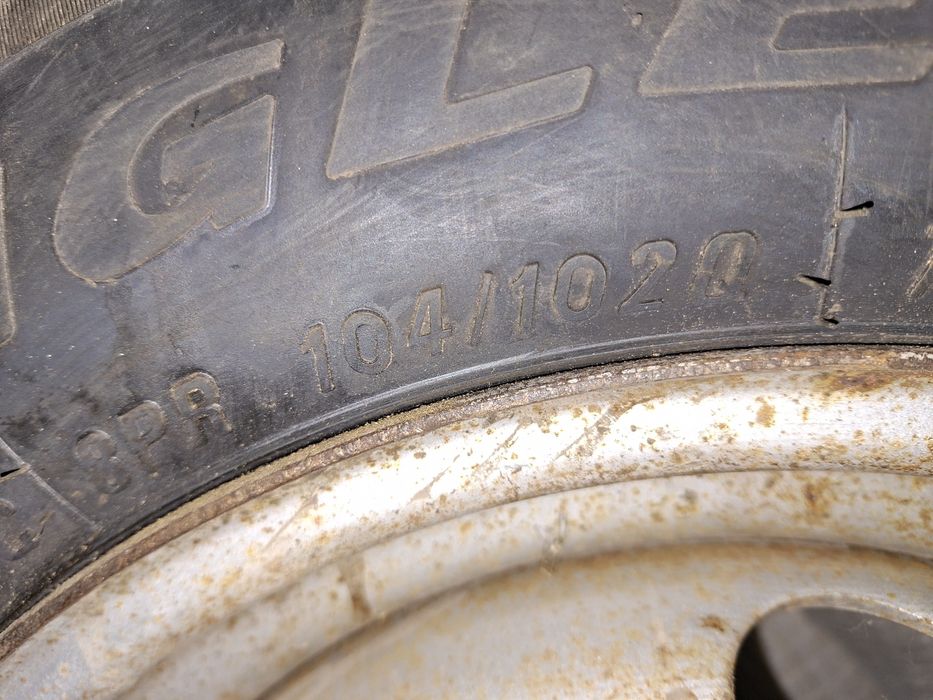 Шина Triangle с диском, запаска с ГАЗели