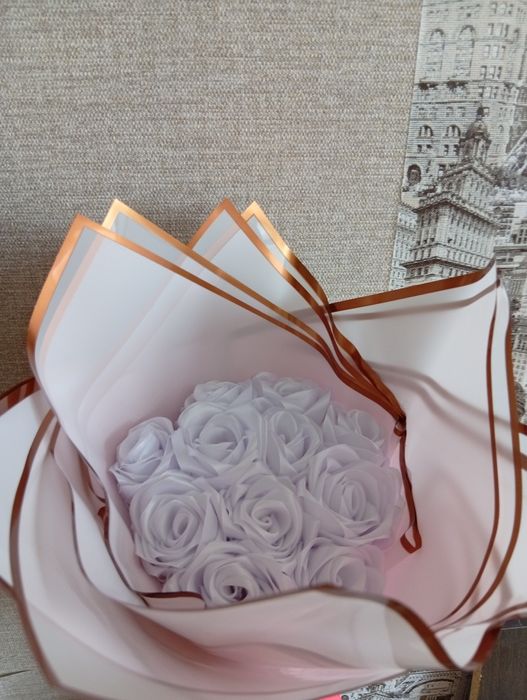 Цветы из атласных лент