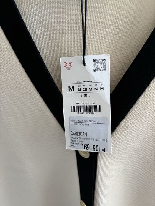 Cardigan Zara M nou