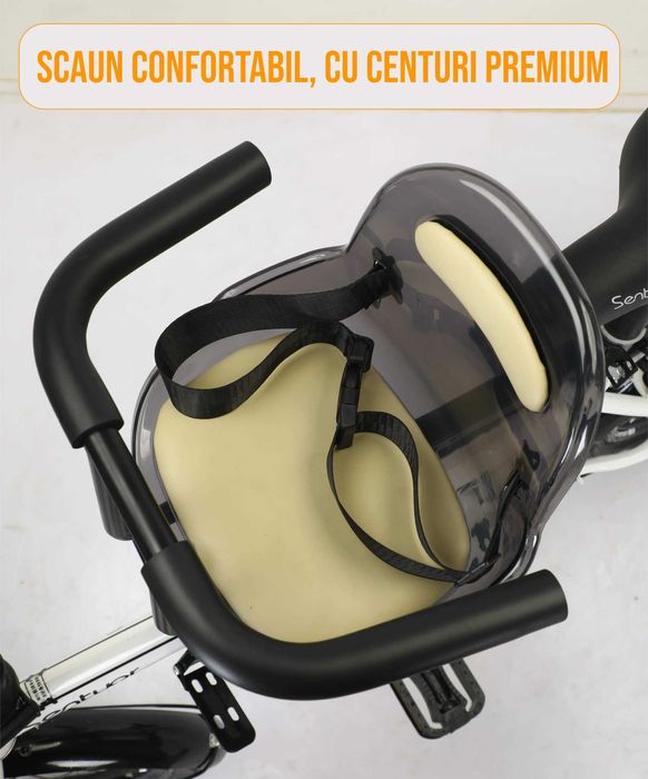 Scaun de copil pentru bicicleta, sarcina 20 kg, kit montaj complet
