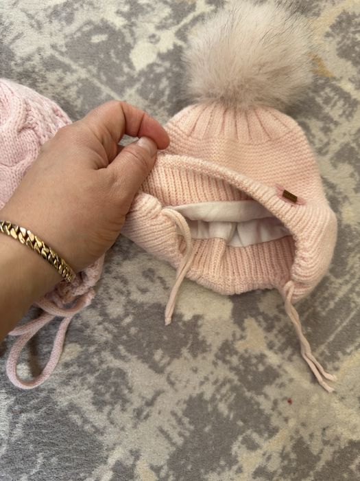 Теплые шапки 0-1 год