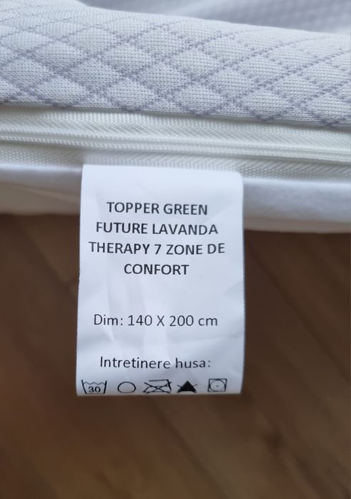 Topper saltea - NOU -  140x200 cm, 5 cm grosime