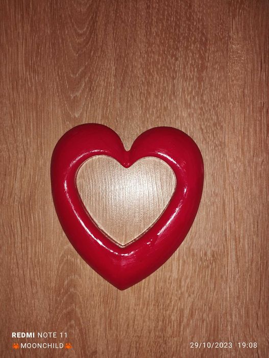 Продавам гипсово сърце с надпис по ваш избор