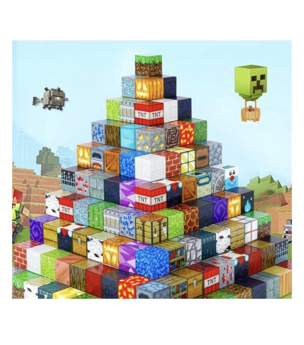 Майнкрафт магнитный конструктор