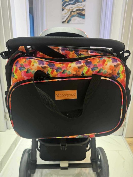 Комбинирана количка CANGAROO Stefanie 2в1 шарена