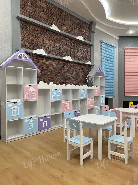 Bolalar bogchalari uchun mebel частный сад мебель кровать шкаф